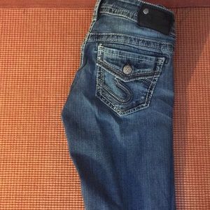 Gently worn Silver SukiMid Slim Boot